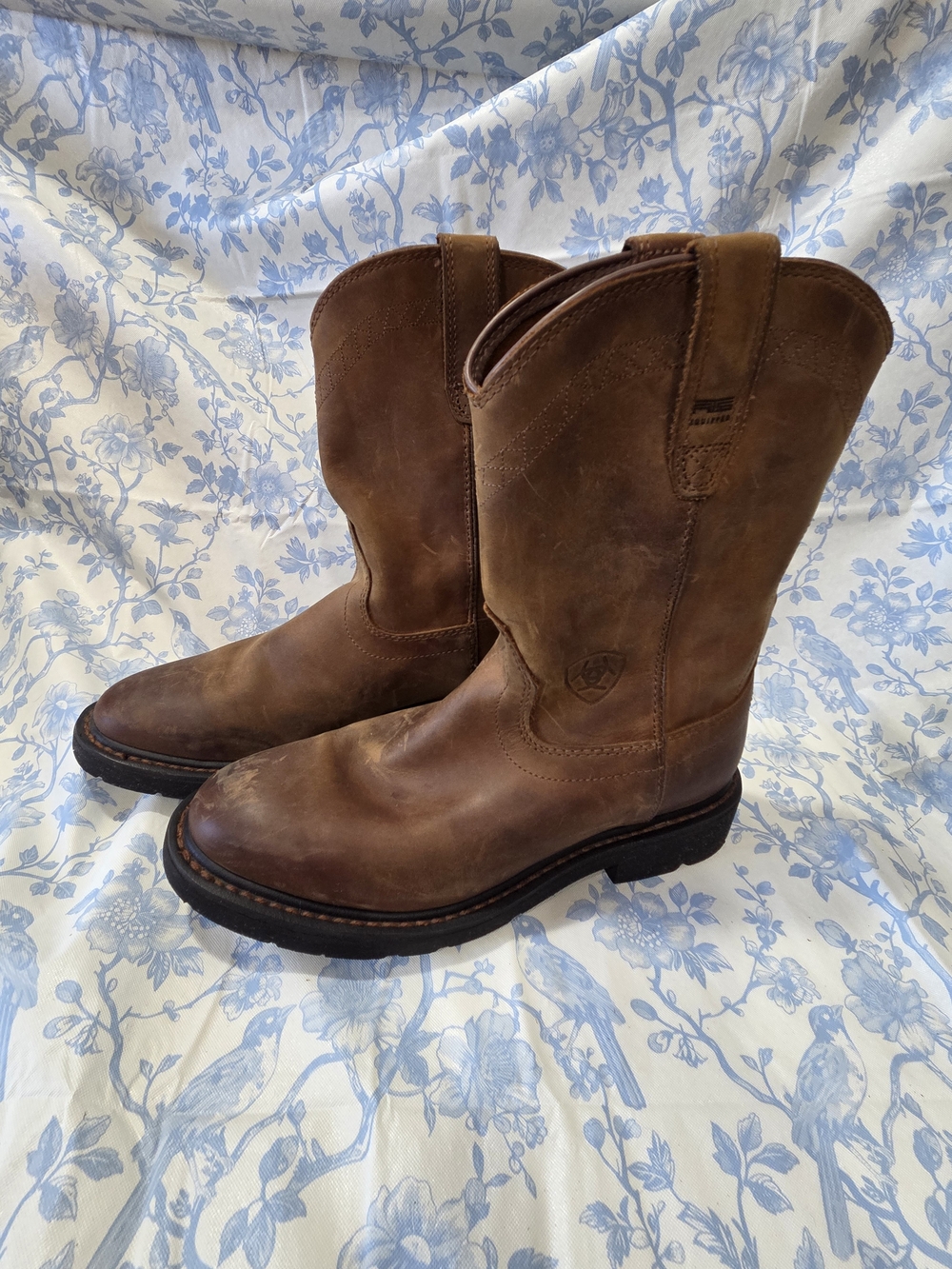 Ariat Mens Size 8D Pull-on Workboot Soft Toe
